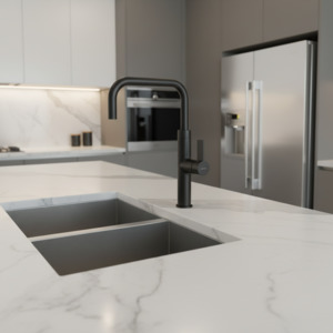 CAROMA Urbane II Sink Mixer - Matte Black - All Pressure - Lead Free
