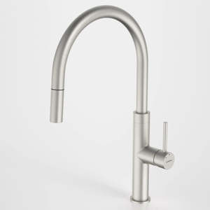 CAROMA Liano II Pull Out Sink Mixer - Brushed Nickel/Chrome