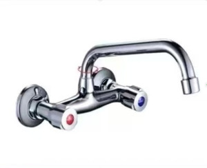 2 hole wall-mounted washbasin mixer