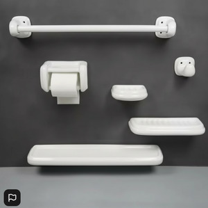 Six Piece Set Bathroom Ceramic accessories