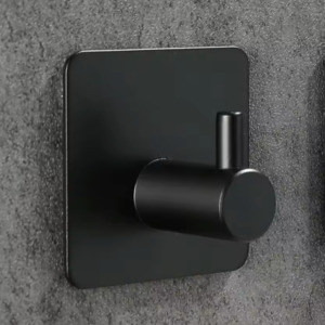 Bathroom Accessories: No Drilling Wall mount adhesive Clothes Hanger Towel Hooks for bathroom Square
