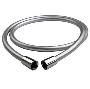 Spare Parts: 1.5m Anti-Twist Smooth Shower Hose Silver/ Black