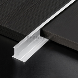 Waterproof Decorative Sheet: Aluminum Trim Moulding I Shape Edge Profile 300CM