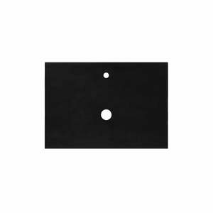 Stone Vanity Tops: Solid Surface Plain Black Otti Top 600-1500mm