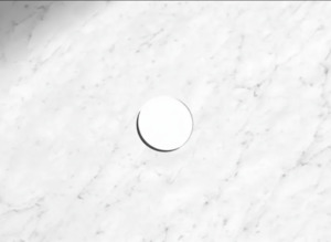 Solid Surface Cloudy Carrara Top 600-1500mm