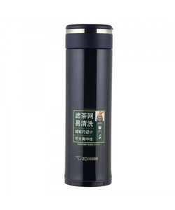 Products: Zojirushi SM-JTE46 Stainless Steel Vacuum Bottle with Tea Leaf Filter 460ml Deep Blue – Ace Living