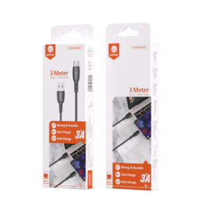 3 Meter Fast Charging Type-C USB Cable
