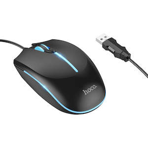 Frontpage: hoco. Wired Gaming Mouse 2400 DPI with LED Light