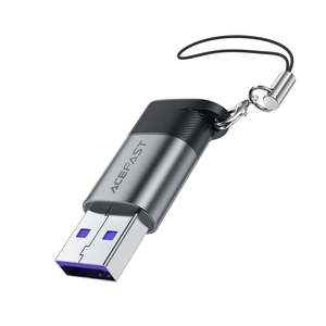 Acefast: High-Speed USB-C to USB-A Adapter | 10Gbps Data Sync & Fast Charging Dongle (J8)
