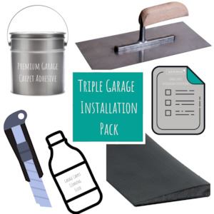 Triple Garage Carpet Installation Pack