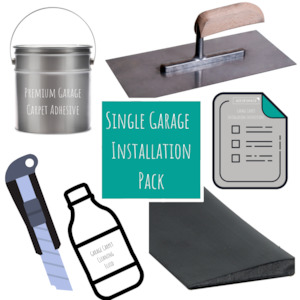 Garage Carpet Accessory Packs: Single Garage Carpet Installation Pack