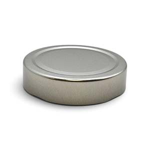 Twist Caps 1: 70mm Deep Dish Silver Lid