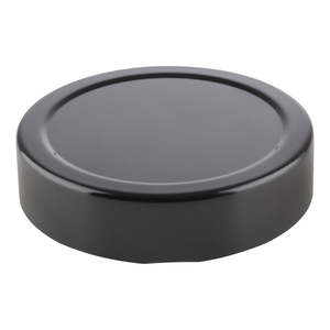 70mm Black Deep Dish Lid