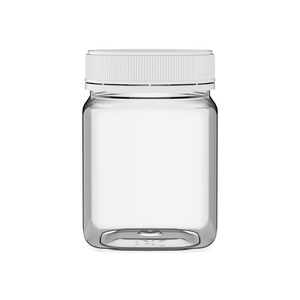 Pet Pp: 750ml Square Clear PET Jar T83