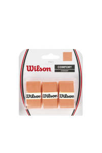 Grips: Wilson Pro Comfort Overgrip 3pk Burn Orange