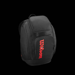 Wilson Clash V3 Super Tour Tennis Backpack- Black/Infrared