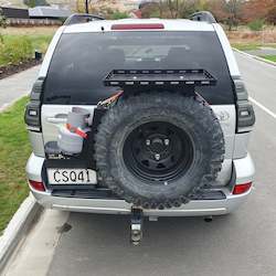 Rear spare wheel accessories