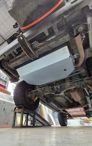 Fuel Tank Guard: Toyota Prado 95 series LWB 1996-2002 Fuel Tank Bash Plate