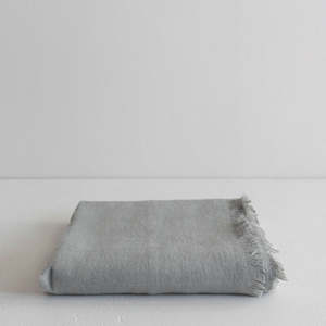 Salina Linen Throw- Mist