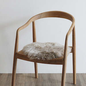 Soft Furnishings: Round Sheepskin Pad Nappa