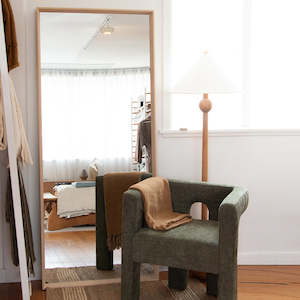 Mirrors: Hugo Light Timber Floor Mirror