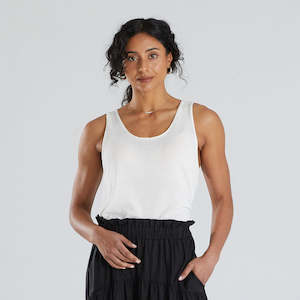 Knitwear: Naomi Knit Tank - Ecru