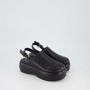 Footwear: Brixton Clog - Black