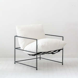 New Season Living 1: Kara Swing Chair - Natural White