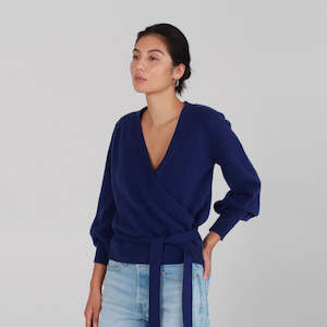 Ruth Wrap - Cobalt