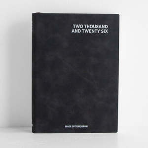 New Zealand Design 1: 2026 A5 Daily Suede Diary - Onyx