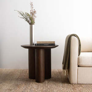 Living Room Furniture: Nova Side Table - Walnut