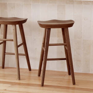 Home: Damian Bar Stool - Walnut