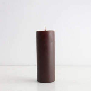 Mahogany Pillar Candle - Tall