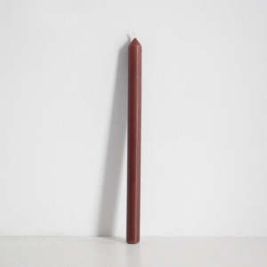 Gifts Under 50: Taper Candle - Mahogany