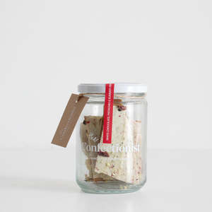 Gifts Under 50: White Chocolate, Summer Berry & Pistachio Toffee - 200g Jar