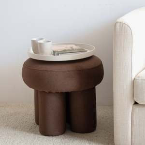 Seating: Lume Stool - Chocolate
