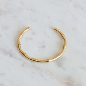 Wardrobe: Bamboo Bangle - Gold