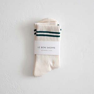Boyfriend Socks - Parchment