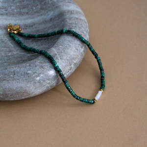 Green Bead Necklace
