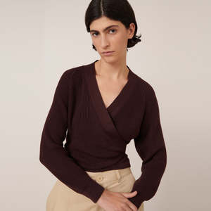 Composure Cardigan - Mahogany