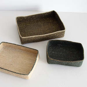 Thoughtfully Collection: Basso Basket - Moss, Large