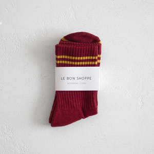 Wardrobe: Boyfriend Socks - Cardinal