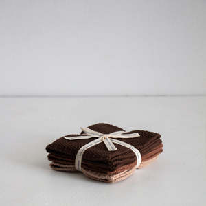 Home: Wash Cloths (Set 3) Chocolate