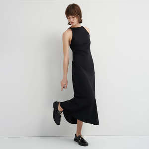 Low Back Dress - Black