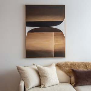 Art Prints: Holding Still Shadow Art - Browns