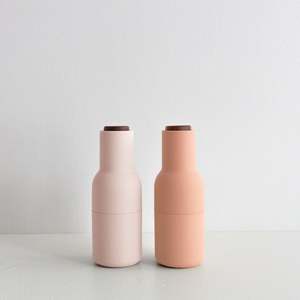Serveware: AUDO Salt & Pepper Grinders - Nudes with Walnut Lid