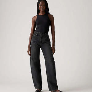 Baggy Dad Barrel Jeans - Rebel Edge Barrel