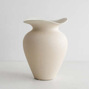 Florentina Vase - Small, Off White