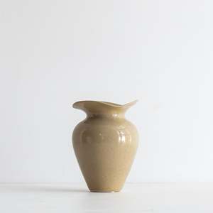 Living: Florentina Vase - Small, Glossy Beige
