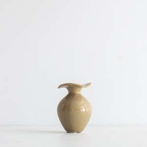 Florentina Vase - Mini, Glossy Beige